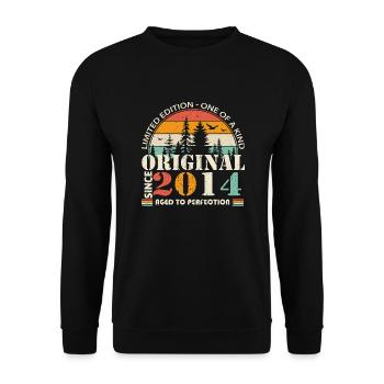 2014: Vintage Legend for the 10th Anniversary - Unisex Sweatshirt - black - Front - Alina (178cm) & Michal (187cm)
