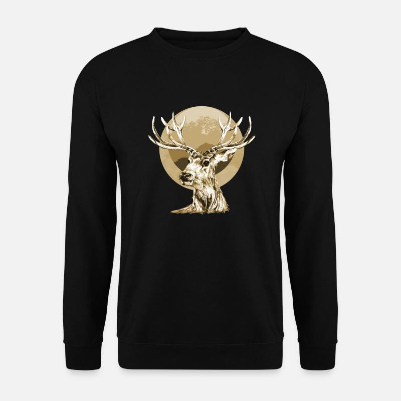Deer - Unisex Sweatshirt - black