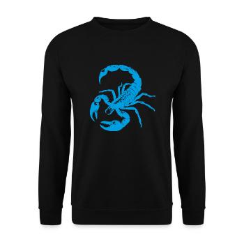 Scorpion - Sweat-shirt Unisexe - noir - Devant - Alina (178cm) & Michal (187cm)