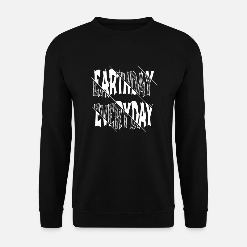 planet protection environmental awareness - Unisex Pullover - Schwarz