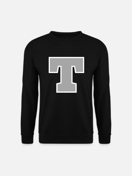 Letter t sport - Unisex Sweatshirt - black