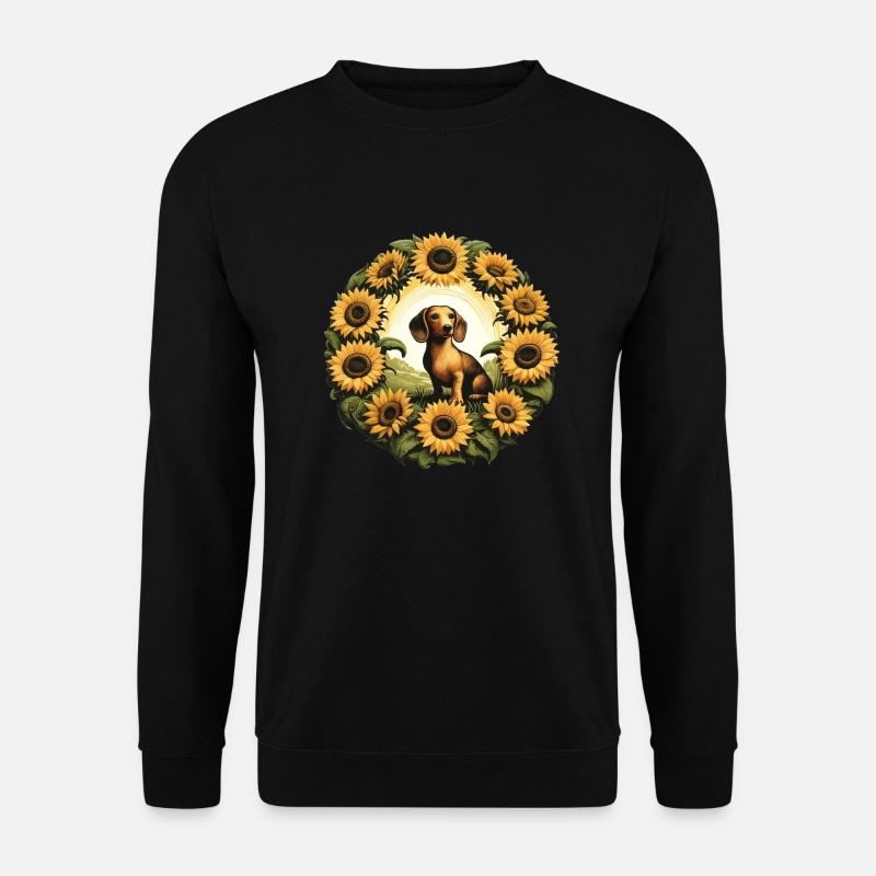 Dackel Hunderasse - Unisex Pullover - Schwarz