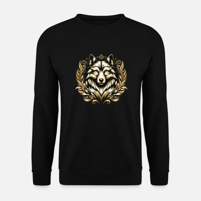 Wolf - Unisex Sweatshirt - black