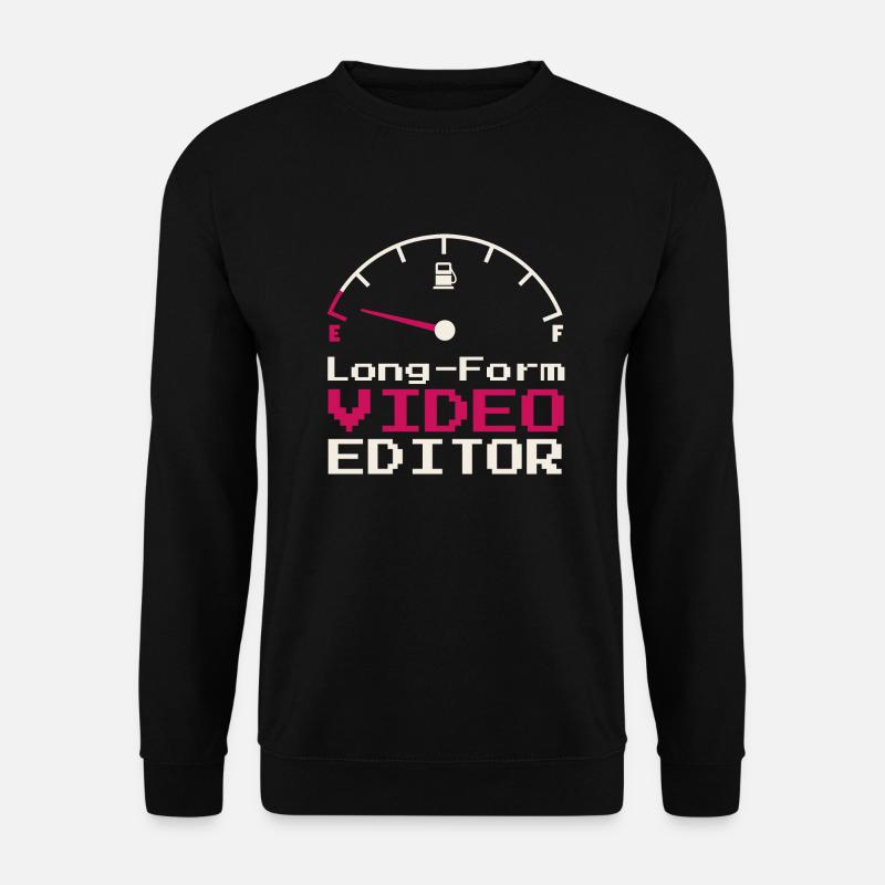 Video-Editor - Unisex Pullover - Schwarz