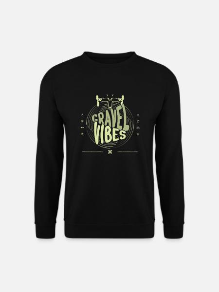 Gravelbike, Mountainbike, Leidenschaft für den Radsport, Radfahrer - Unisex Pullover - Schwarz