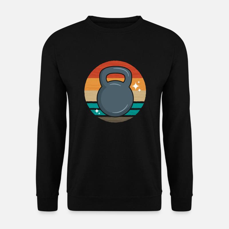 Kettlebell Workout Fitness Training - Unisex Pullover - Schwarz