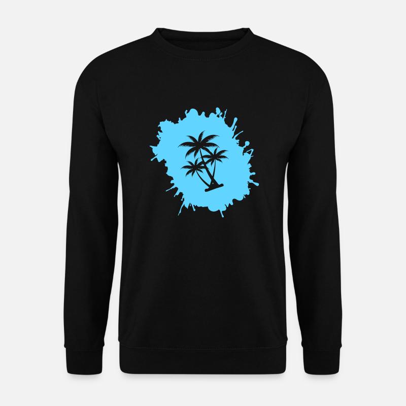 Palm Tree Blobs 2 - Sweat-shirt Unisexe - noir