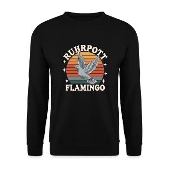 North Rhine-Westphalia NRW Germany Ruhrpott - Unisex Sweatshirt - black - Front - Alina (178cm) & Michal (187cm)