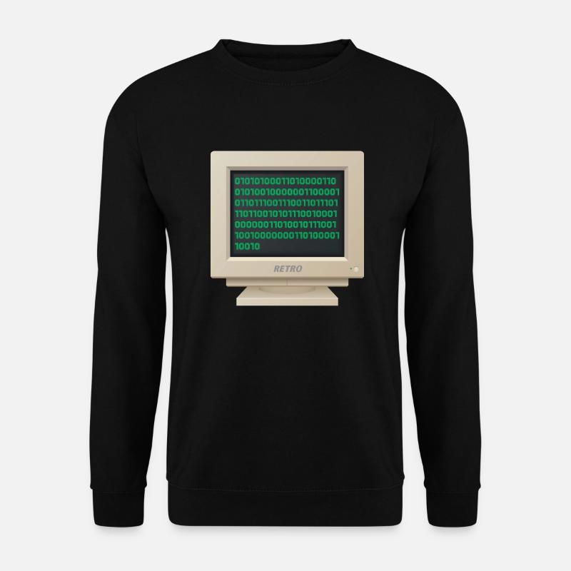 CRT - Binary Code - Unisex Sweatshirt - black