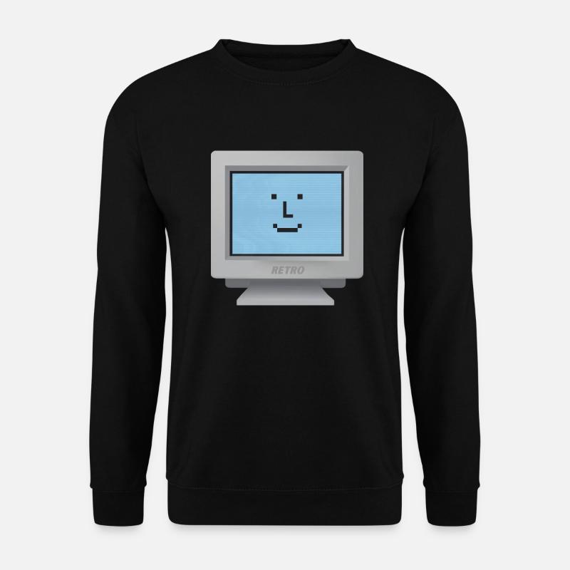 CRT design - Hello everyone! - Unisex Sweatshirt - black
