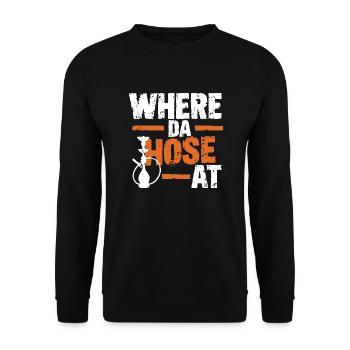 Le style de vie de la chicha pour les vrais fans - Sweat-shirt Unisexe - noir - Devant - Alina (178cm) & Michal (187cm)