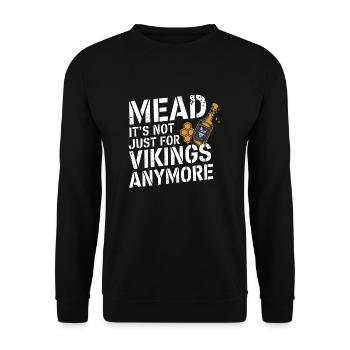 Mead – The cult drink rediscovered - Unisex Sweatshirt - black - Front - Alina (178cm) & Michal (187cm)