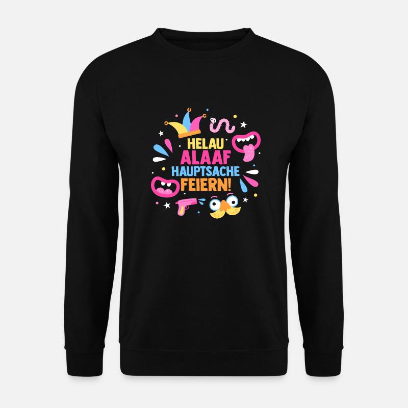 Karnevalskostüm Fasching Karneval - Unisex Pullover - Schwarz