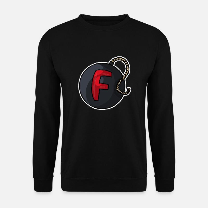 F Bomb - Unisex Sweatshirt - black