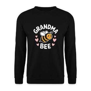 Honigbiene Imker Bienen Biene - Unisex Pullover - Schwarz - Vorne - Alina (178cm) & Michal (187cm)