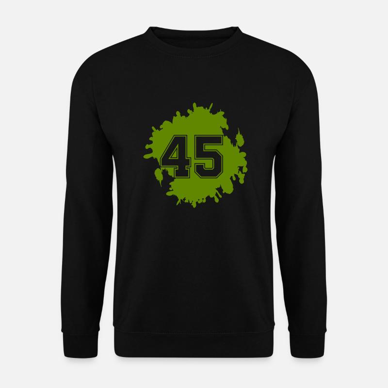 klecks 45 - Unisex Pullover - Schwarz