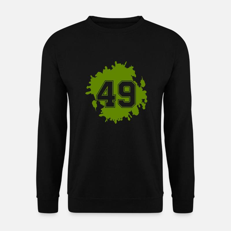 klecks 49 - Unisex Pullover - Schwarz