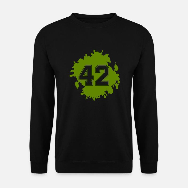 klecks 42 - Unisex Pullover - Schwarz