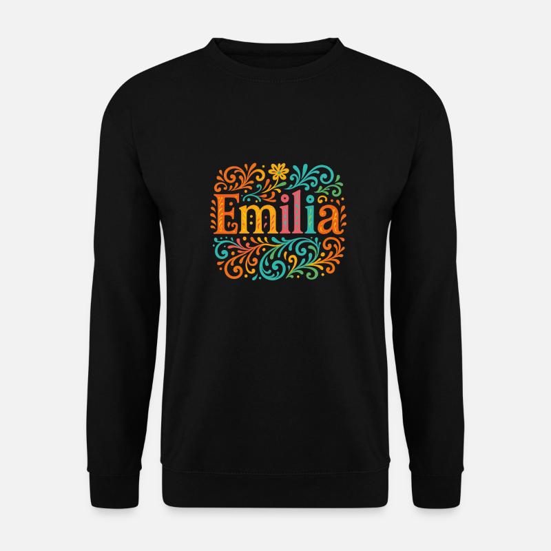Emilia - Unisex Pullover - Schwarz