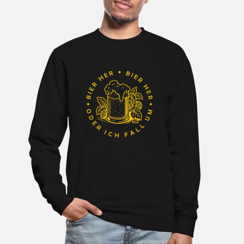 Bees here - Oder ich fall um! Unisex Sweatshirt