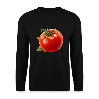 Tomato - Unisex Sweatshirt - black - Front - Alina (178cm) & Michal (187cm)