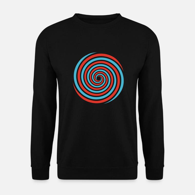 spirale2farben2 - Unisex Pullover - Schwarz