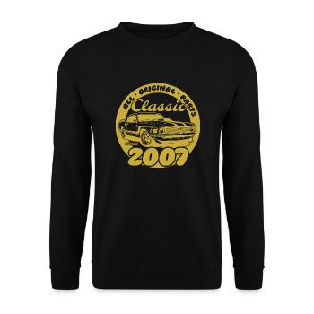 18e anniversaire - Classic Musclecar 2007 - Sweat-shirt Unisexe - noir - Devant - Alina (178cm) & Michal (187cm)