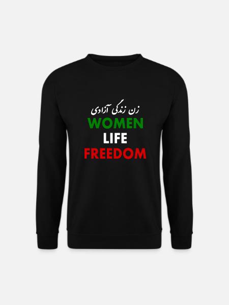 Women life freedom - Unisex Pullover - Schwarz