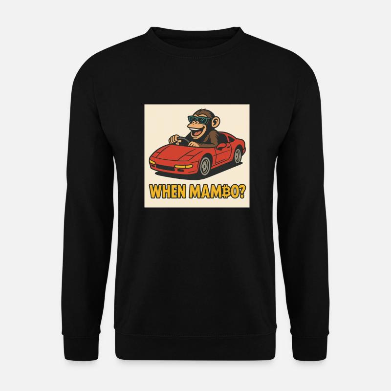 Bitcoin meets Monkey Joe - Unisex Sweatshirt - black