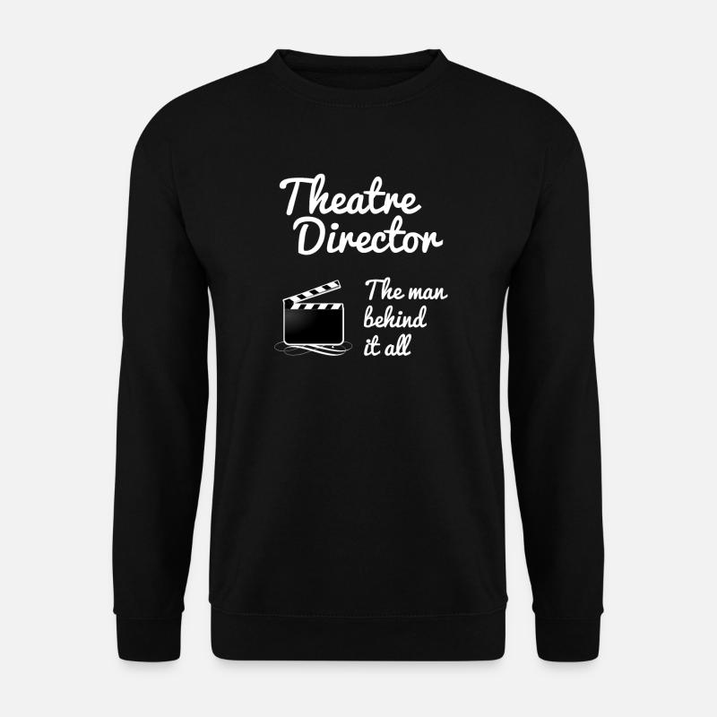 Theater Direktor Maske Schauspieler Shirt - Unisex Pullover - Schwarz