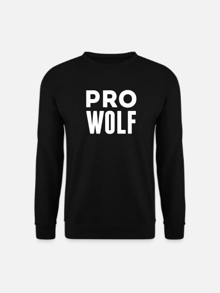 Team Pro Wolf - Unisex Pullover - Schwarz