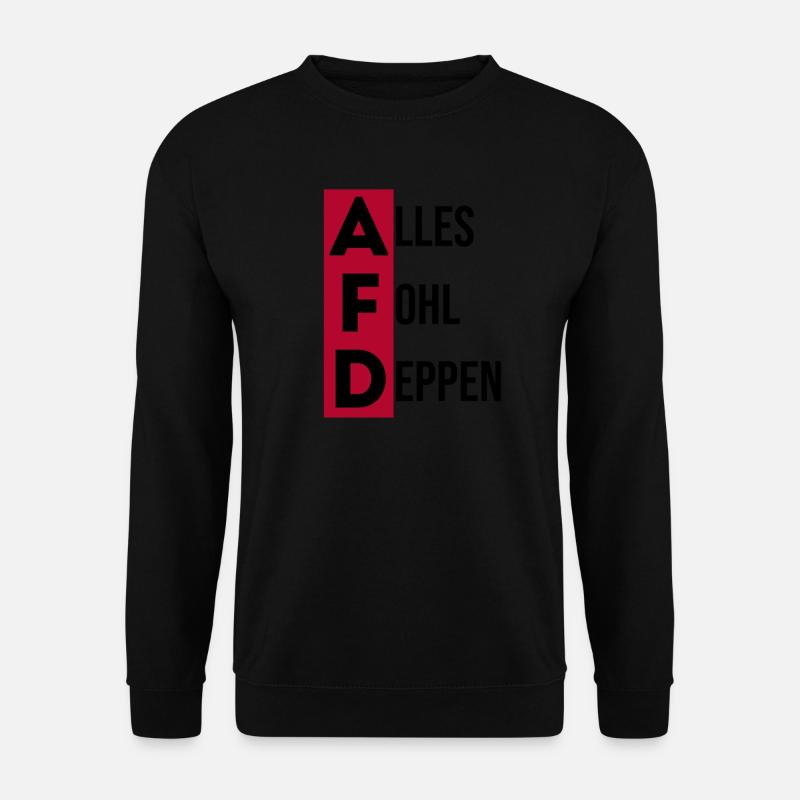 FCK AFD - Unisex Pullover - Schwarz