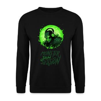 Pour les mélomanes - Monster Jam Session - Sweat-shirt Unisexe - noir - Devant - Alina (178cm) & Michal (187cm)