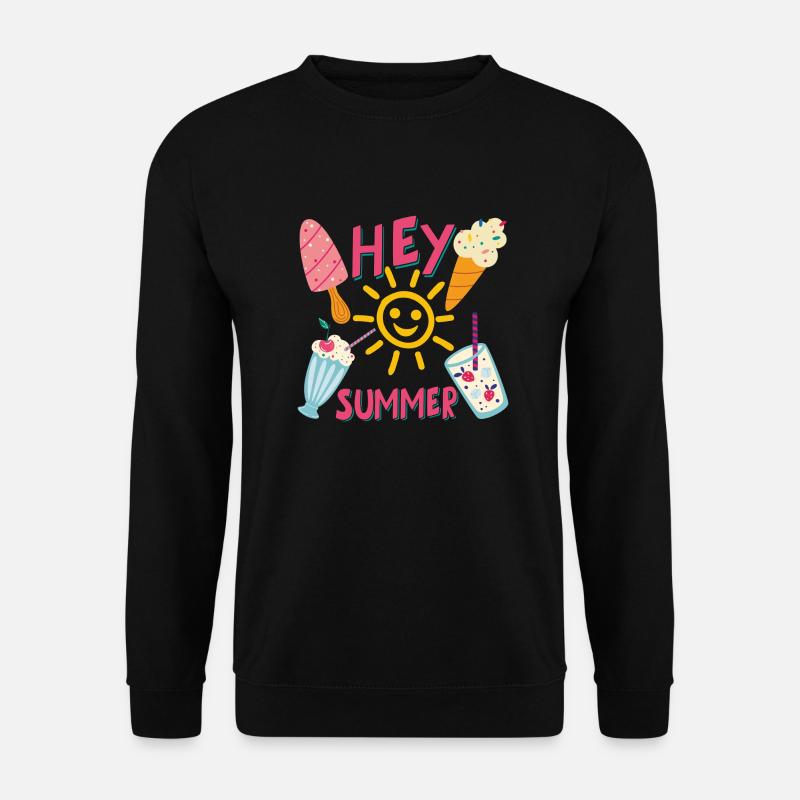 Hello Summer Sunshine Popsicle Lemonade - Unisex Sweatshirt - black
