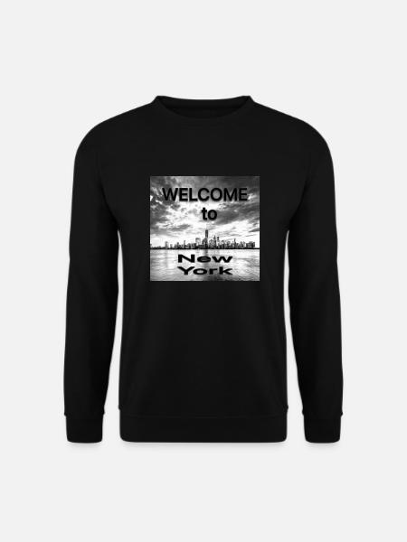 Willkommen in New York Design - Unisex Pullover - Schwarz