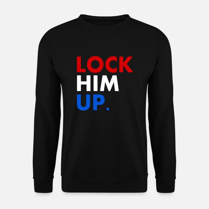 Lock him up - Unisex Pullover - Schwarz
