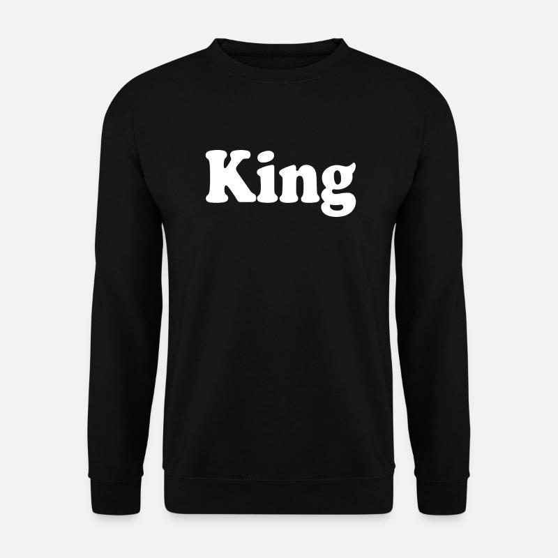 King - Unisex Pullover - Schwarz