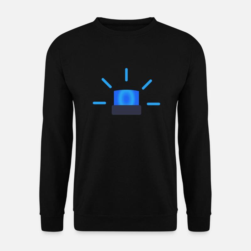 Blaulicht Geschenkidee - Unisex Pullover - Schwarz