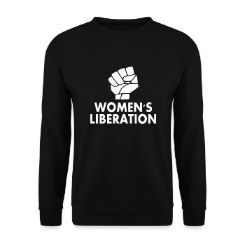 Womens liberation - Unisex Sweatshirt - black - Front - Alina (178cm) & Michal (187cm)
