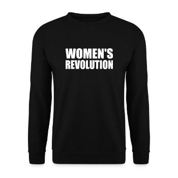Womens revolution - Sweat-shirt Unisexe - noir - Devant - Alina (178cm) & Michal (187cm)