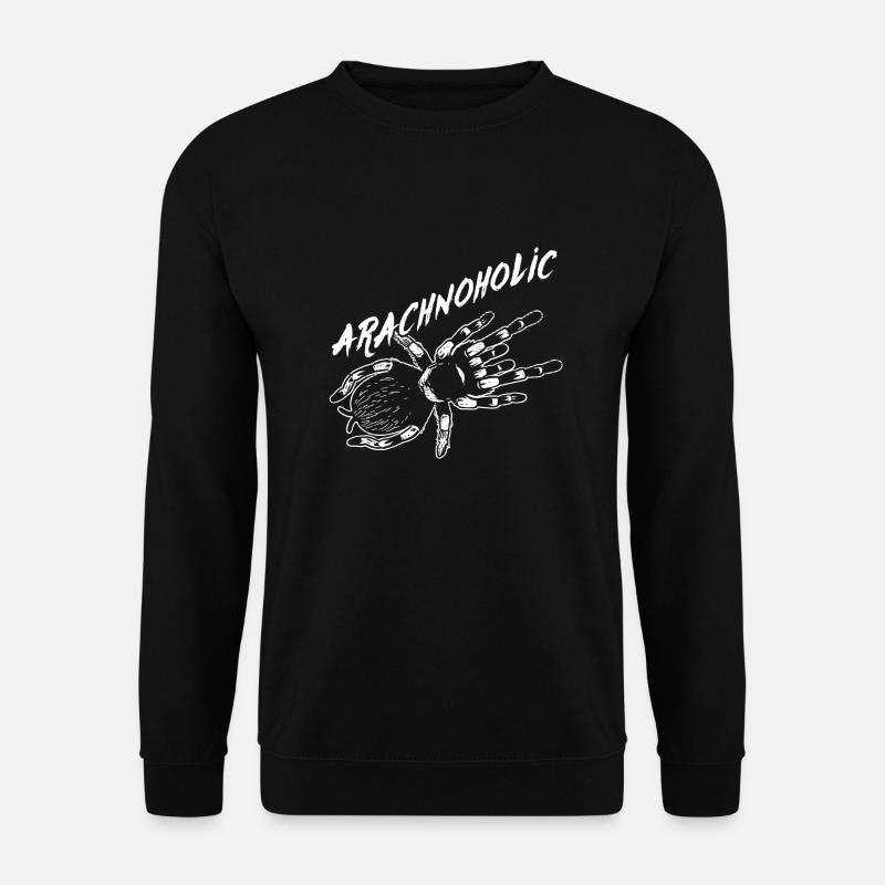 Arachnoholic große Vogelspinne - Unisex Pullover - Schwarz