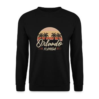 Florida, Orlando, USA, America - Unisex Sweatshirt - black - Front - Alina (178cm) & Michal (187cm)