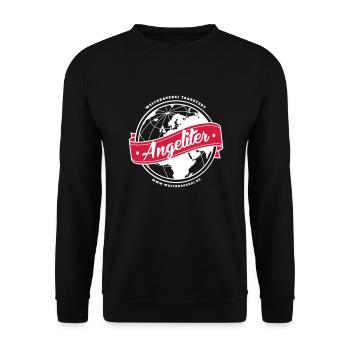 Angeliter / Brasserie Monde - Sweat-shirt Unisexe - noir - Devant - Alina (178cm) & Michal (187cm)