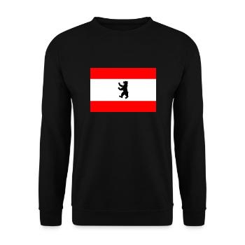 Berlin - Unisex Pullover - Schwarz - Vorne - Alina (178cm) & Michal (187cm)
