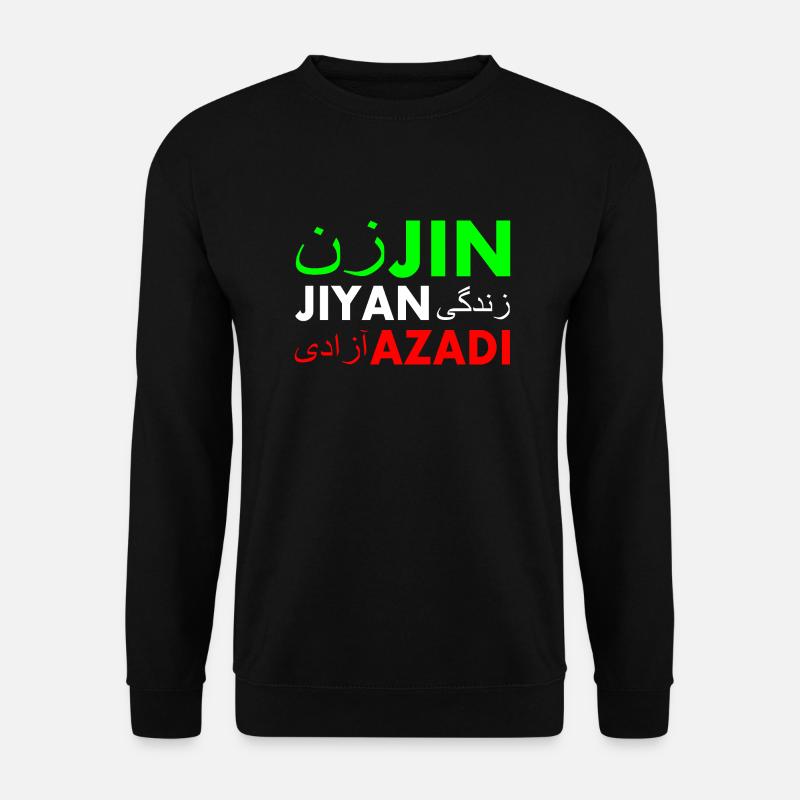 Jin jiyan azadi زن زندگی آزادی - Unisex Sweatshirt - black