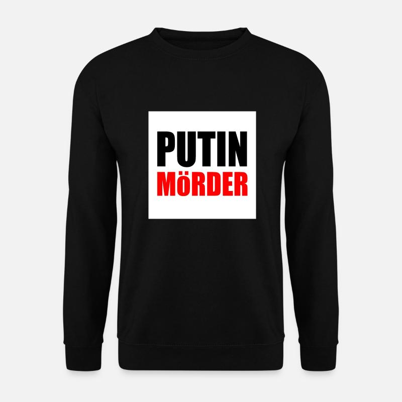 Putin mörder - Unisex Sweatshirt - black