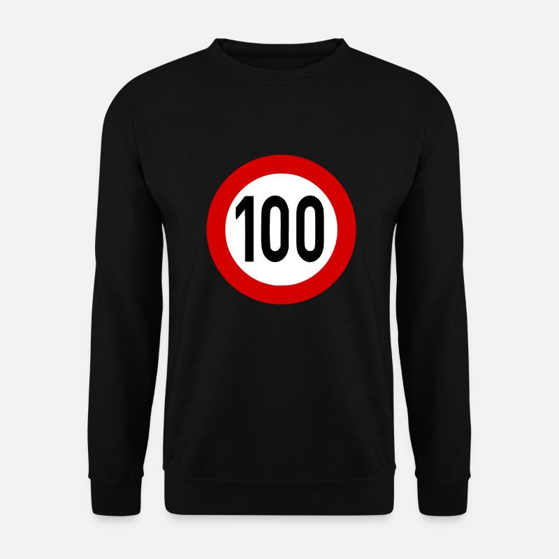 Speed limit 100 - Unisex Sweatshirt - black