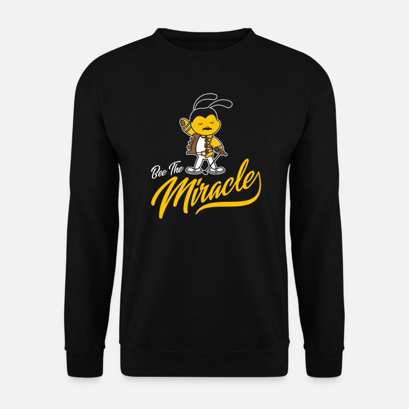 Biene Freddie Queen Mercury Sänger Idee Geschenk - Unisex Pullover - Schwarz