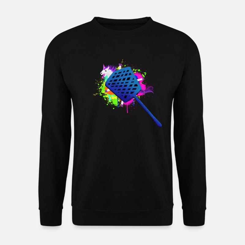 Unicorn splat - Unisex Sweatshirt - black