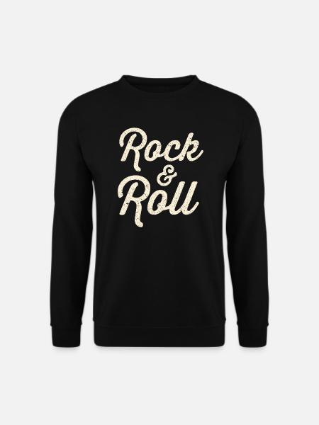 Rock n Roll - Rock - Rocker - Sweat-shirt Unisexe - noir